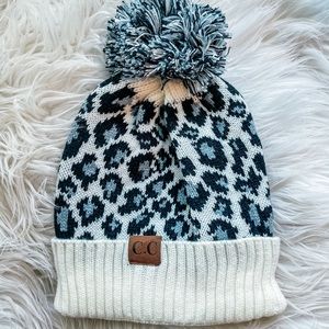 C.C. Snow Leopard Beanie